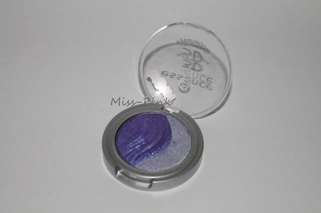 Mein Heutiges AMU - essence 3D eyeshadow 02 irresistible purr-ple