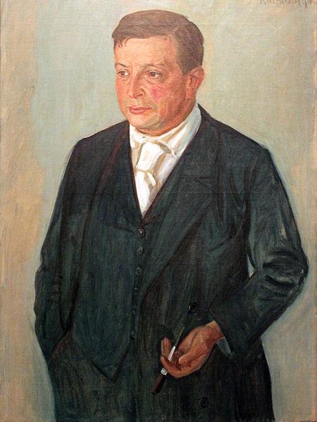 1912 Kalckreuth Portrait Paul Cassirer