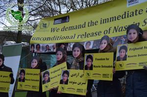Solidaritätsaktionen für Nasrin Sotoudeh