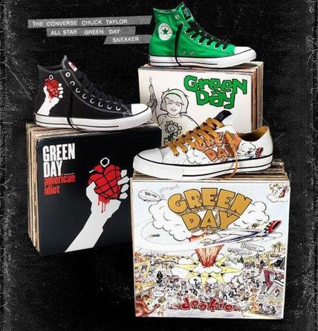 Converse Chucks Green Day Limited Edition Ultra rare - Music Collaboration