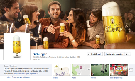 Bitburger Facebook Cover