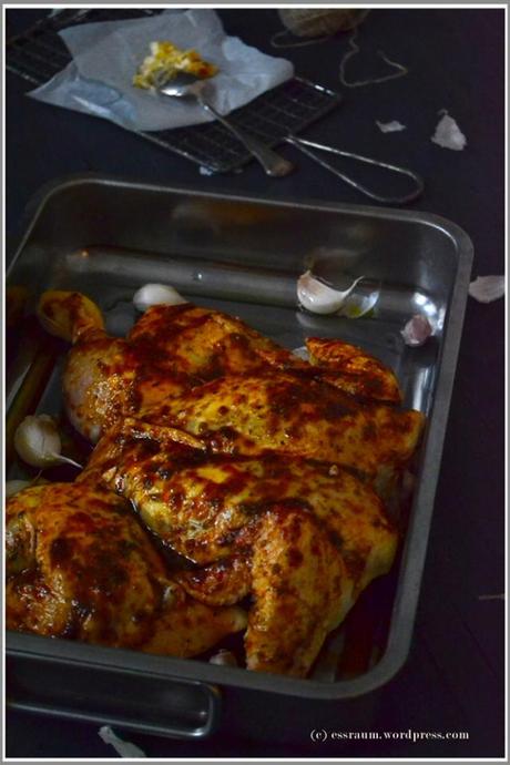 roasted Chicken, Ofen-Hähnchen