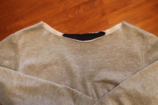asymmetrischer oversize Pullover