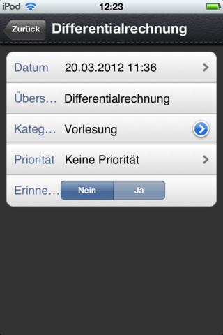 iNotes – Notizen mit Taschenrechner, Kategorien und Erinnerung