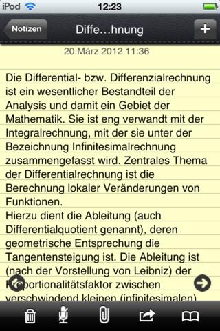 iNotes – Notizen mit Taschenrechner, Kategorien und Erinnerung