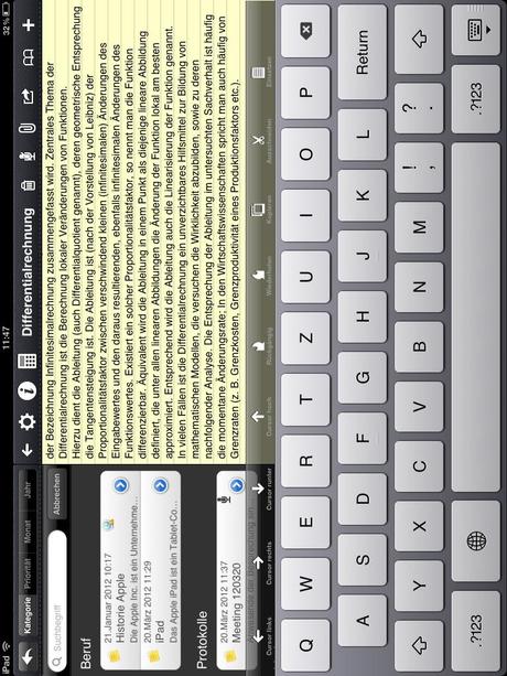 iNotes – Notizen mit Taschenrechner, Kategorien und Erinnerung