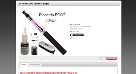E-Zigarette Riccardo