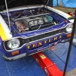 Rebenland Rallye Fahrerlager Ford Escort Motor
