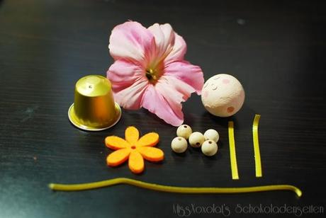 Material für Blumenkinder aus Nespresso Kapseln