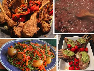 12. Tag: Jamie Oliver 30 Minuten - Frühlingslamm,Gemüseplatte, Minzsauce, Rotweinjus & Schokoladenfondue