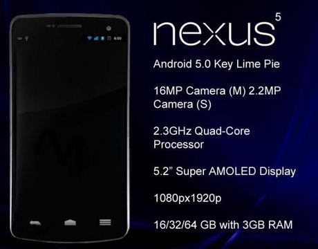 LG Nexus 5 Bild und Spezifikationen “geleakt”?