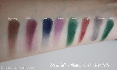 Sleek Ultra Mattes v2 Darks Palette + AMU