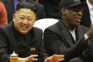 Kim Jong Un und Basketballstar Dennis Rodman