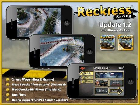 EA reduziert viele ihrer iPhone/iPod Touch und iPad Spiele & Reckless Racing HD Update