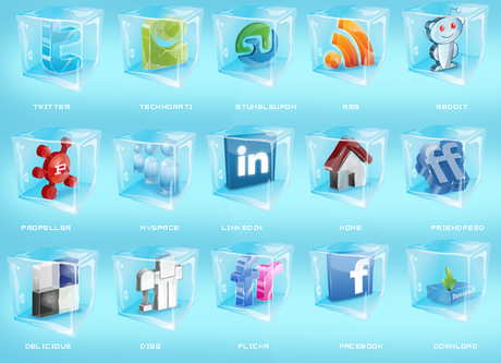Icons Social Snow By Sultan Design-d30llxi in 10 weihnachtliche Social Media Icon Sets