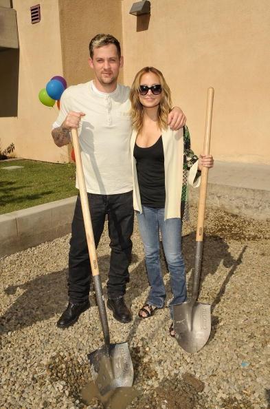 LOS ANGELES, CA - OCTOBER 22:  Musician Joel Madden and television personality Nicole Richie attend the ribbon cutting ceremony for Beyond Shelter Playground on behalf of The Richie-Madden Foundation at Beyond Shelter on October 22, 2009 in Los Angeles, California.  (Photo by John Shearer/Getty Images for the Richie-Madden Children's Foundation)