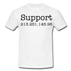 Das inoffizielle Wikileaks Supporter Shirt.