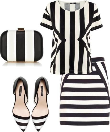 Black and white stripes: another allover