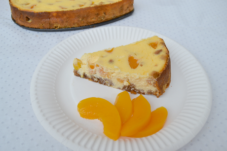 #77 Leichter Pfirsich-Vanille-Käsekuchen