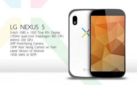 Das neue Google Nexus 5 – Erscheinungsdatum und technische Daten