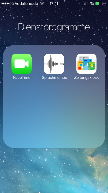iOS 7 Sprachmemos Icon