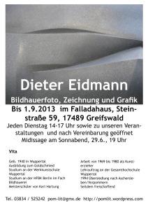 Dieter Eidmann: Bildhauerfotos und Zeichnungen