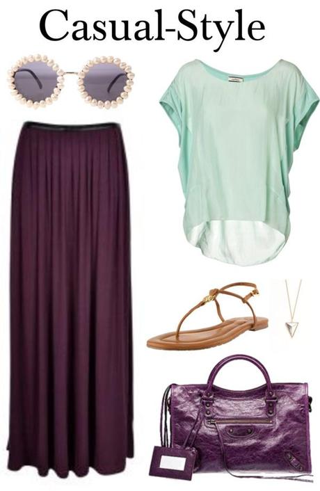 Maxi Skirt - Casual- Style