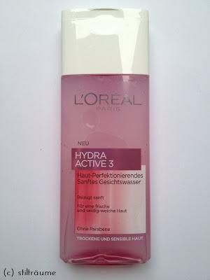 [Review] L'Oréal Hydra Active 3 Pflegeserie