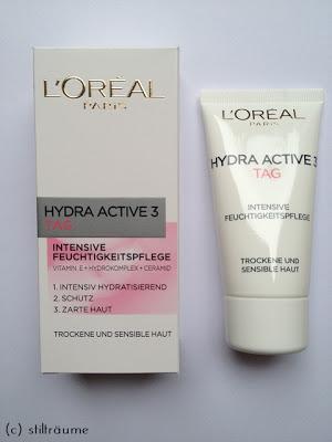 [Review] L'Oréal Hydra Active 3 Pflegeserie