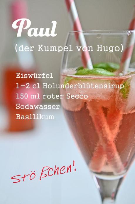 Rezept für den Cocktail Paul - den Kumpel von Hugo