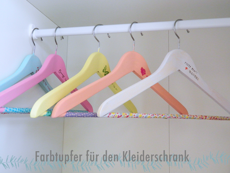 DIY: Farbtupfer für den Kleiderschrank