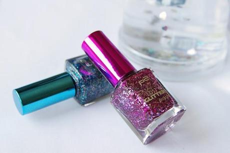 p2 Lost in Glitter Polishes