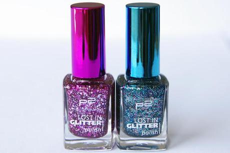 p2 Lost in Glitter Polishes