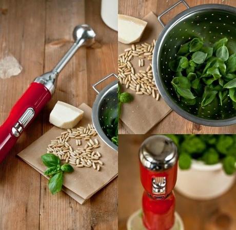 Kitchen Aid Stabmixer Artisan Pesto mixen schnell