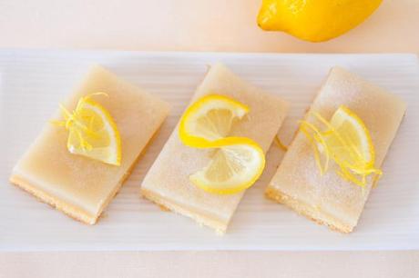 Zitronenschnitten glutenfrei, vegan & fructosearm