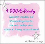 1.000-€-Party  zum Start des neuen Zusatzkataloges ♥