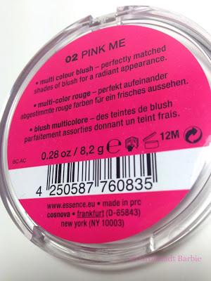 Essence Be Loud! LE multicolour Blush 02 Pink Me