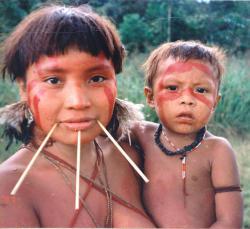 Yanomami Frau mit Kind (© Cmacauley / commons.wikimedia.org)