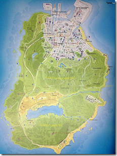 Grand Theft Auto V: Karte von Los Santos County geleakt