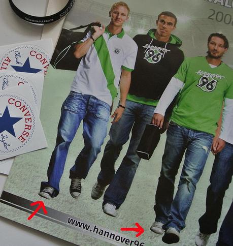 Hannover 96 Profis tragen Chucks