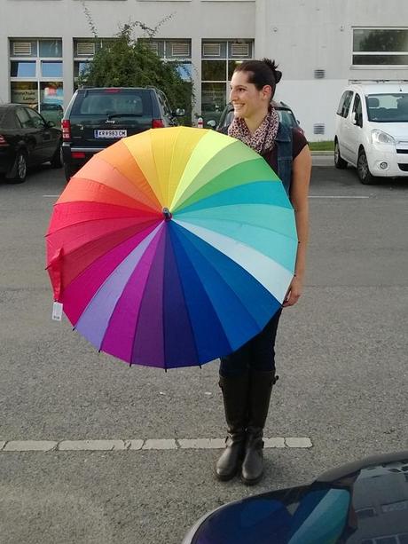 MoMA Colour Wheel Regenschirm