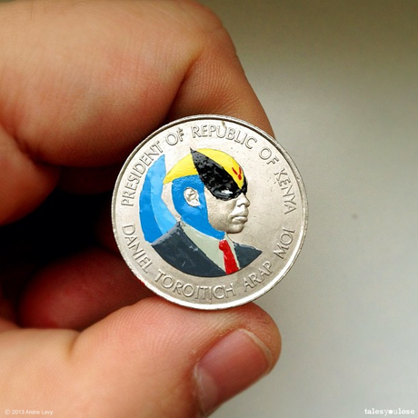 Portraits auf Münzen von Andre Levy