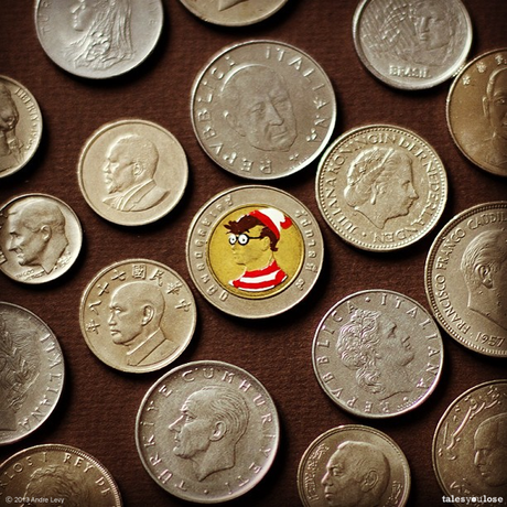 Portraits auf Münzen von Andre Levy