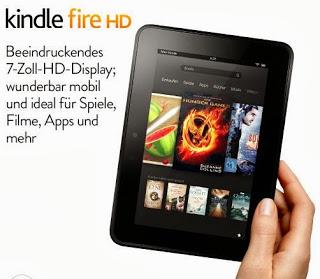 Kindle Fire HD zum Schnaeppchenpreis