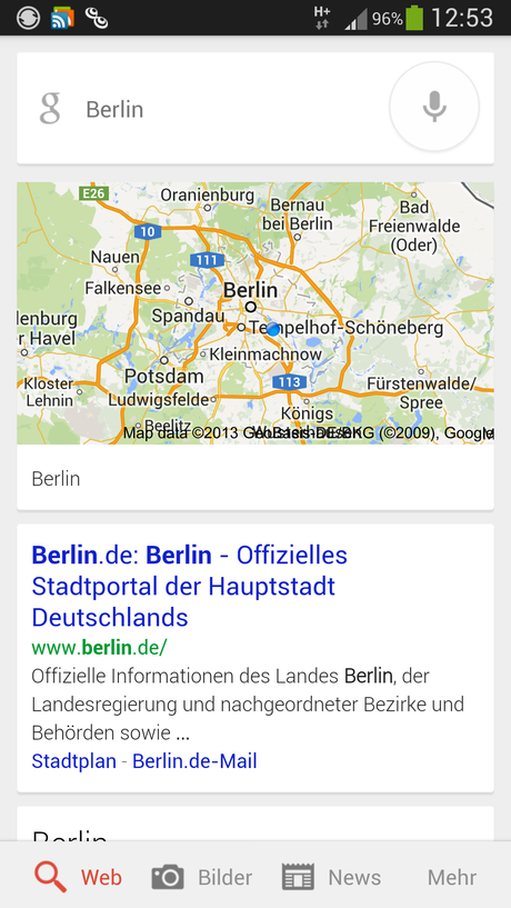 Google Suche für Android: Update bringt Suchergebnisse im Kartenstil und Infos über Prominente
