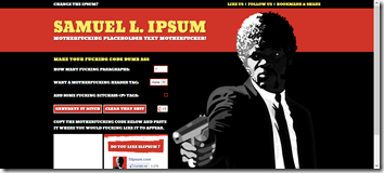 Lorem Ipsum: charmante Alternative im Tarantino Style