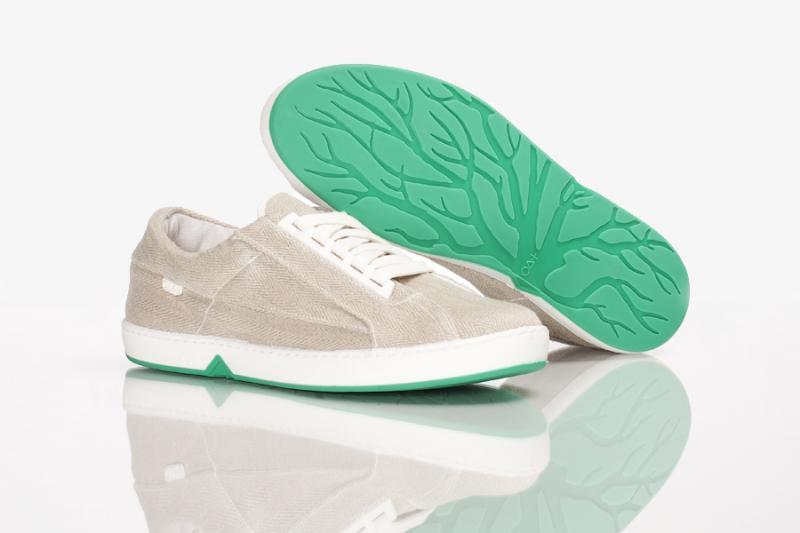 Der OAT Shoe wird aus nachhaltigen und ökologischen Materialien gefertigt. (c)upcycling-markt.de