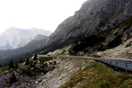 Passstraße nach Südtirol