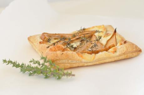 feuilletée with pears and goats cheese // feuilletée mit birnen und ziegenkäse