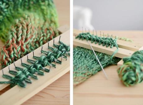 [Nachmachtipp] Wir stricken einen Schal + Strickbank DIY